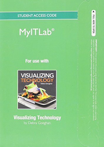 Myitlab -- Access Code -- for Vizualizing Technology [Office 2010]   2014 9780133460988 Front Cover