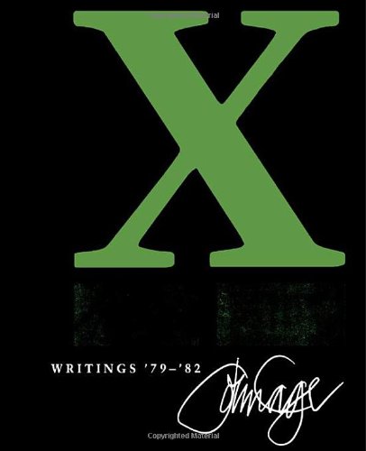X Writings '79-'82  1983 9780819560988 Front Cover