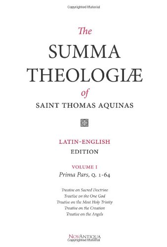 Summa Theologiae of St. Thomas Aquinas Latin-English Edition, Prima Pars, Q. 1-64 N/A 9781440484988 Front Cover