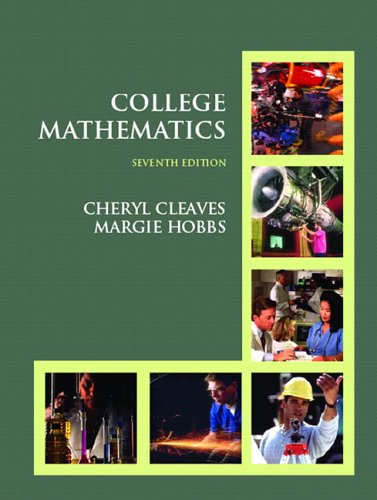 College Mathematics  7th 2007 9780131735989 Front Cover