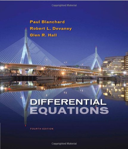 Differential Equations  4th 2011 9780495561989 Front Cover