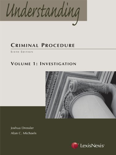 Understanding Criminal Procedure: Investigation  2013 9780769862989 Front Cover