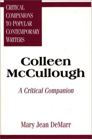 Colleen Mccullough A Critical Companion  1996 9780313294990 Front Cover