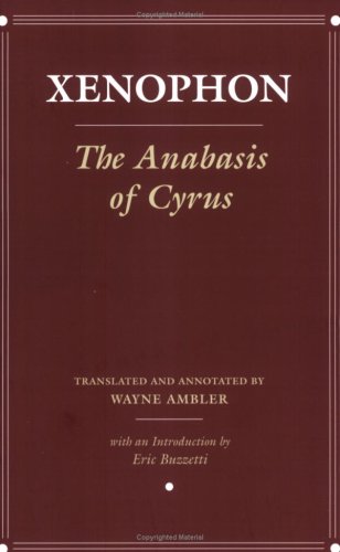 Anabasis of Cyrus   2011 9780801489990 Front Cover