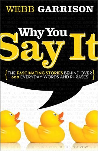 Why You Say It The Fascinating Stories Behind over 600 Everyday Words and Phrases  2010 9781595552990 Front Cover
