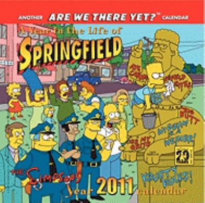 Simpsons 2011 Mini Calendar  N/A 9780061977992 Front Cover