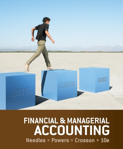 Financial and Managerial Accounting  10th 2014 9781133626992 Front Cover