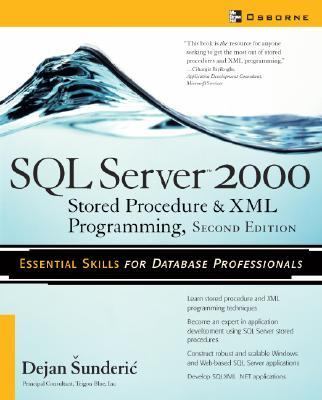 SQL Server 2000 Stored Procedure and XML Programming  2nd 9780072253993 Front Cover