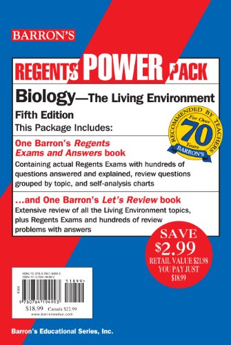 Biology Power Pack  4th 2014 9780764194993 Front Cover