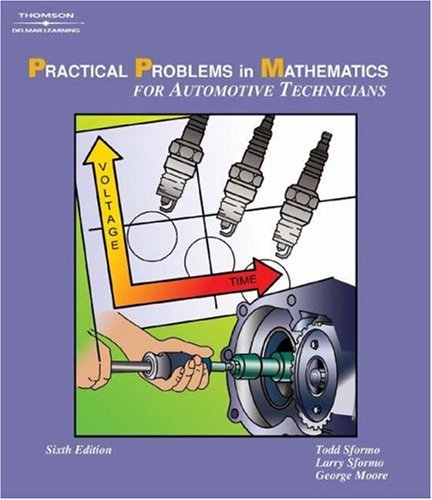 Practical Problems in Math for Automotive Technicians  6th 2005 (Revised) 9781401839994 Front Cover