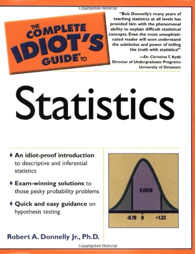 Complete Idiot's Guide to Statistics   2004 9781592571994 Front Cover