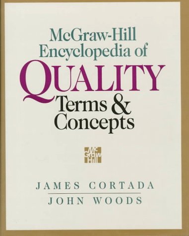 McGraw-Hill Encyclopedia of Quality Terms and Concepts   1995 9780070240995 Front Cover