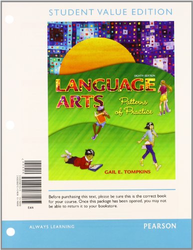 Language Arts Patterns of Practice, Student Value Edition 8th 2013 9780132892995 Front Cover