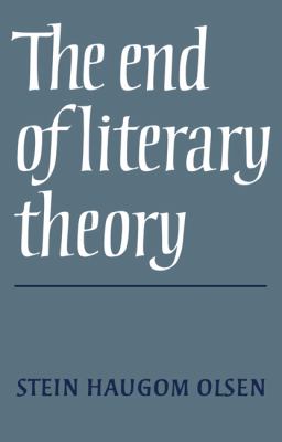 End of Literary Theory   2008 9780521061995 Front Cover
