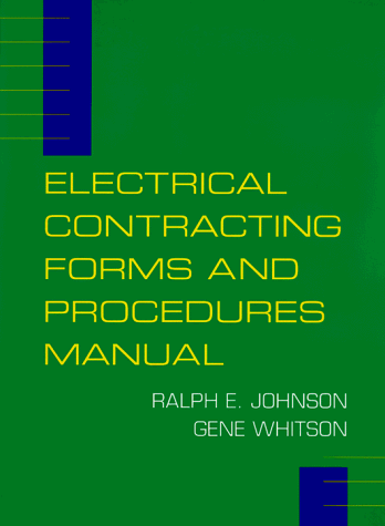 Manual of Electrical Contracting Forms and Procedures   1995 9780070326996 Front Cover