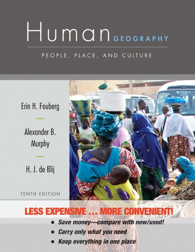Human Geography People, Place, and Culture 10th 2012 9781118175996 Front Cover