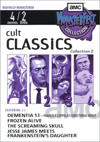 Cult Classics, Collection 2: Dementia 13/Frozen Alive/The Screaming Skull/Jesse James Meets Frankenstein's Daughter System.Collections.Generic.List`1[System.String] artwork