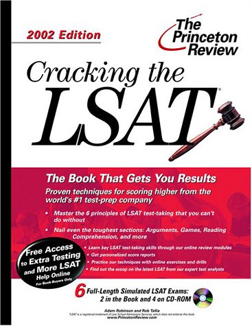 Cracking the LSAT 2002 N/A 9780375761997 Front Cover