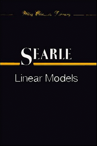 Linear Models   1971 9780471184997 Front Cover