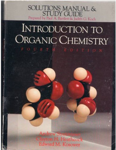 Introduction to Organic Chemistry 4th (Student Manual, Study Guide, etc.) 9780023061998 Front Cover