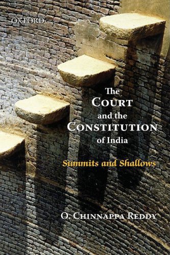 Court and the Constitution of India Summits and Shallows  2008 9780195696998 Front Cover