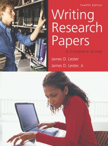 Writing Research Papers A Complete Guide 12th 2007 (Revised) 9780321457998 Front Cover