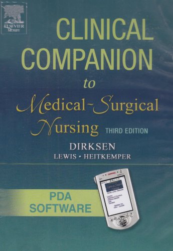 Clinical Companion to Medical-Surgical Nursing PDA Software 3rd 9780323031998 Front Cover