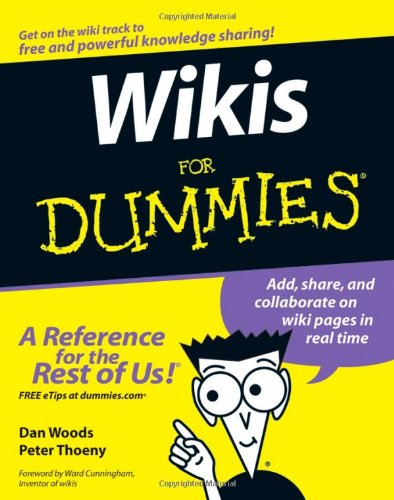 Wikis for Dummiesï¿½   2007 9780470043998 Front Cover