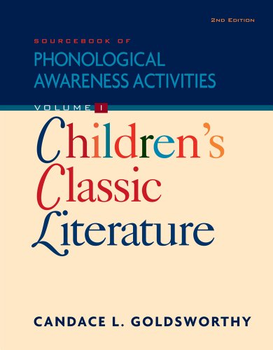 Sourcebook of Phonological Awareness Activities Children's Classic Literature 2nd 2012 9781435492998 Front Cover