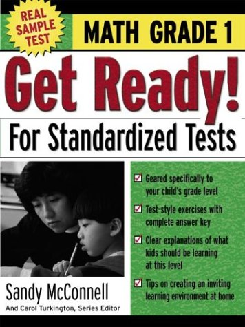 Get Ready! for Standardized Tests Math Grade 1  2001 9780071373999 Front Cover