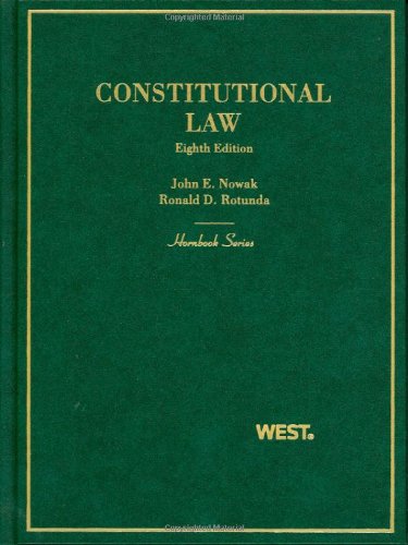 Constitutional Law  8th 2010 (Revised) 9780314195999 Front Cover