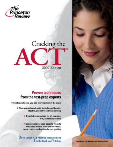 Cracking the ACT, 2009 Edition  N/A 9780375428999 Front Cover