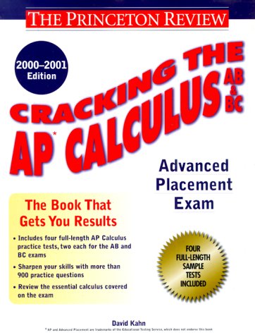 Calculus AB and BC 2000-2001 4th 9780375754999 Front Cover