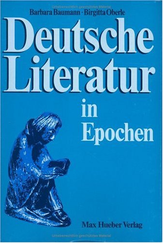 DEUTSCHE LITERATUR IN EPOCHEN 1st 9783190013999 Front Cover