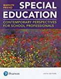 Special Education Contemporary Perspectives for School Professionals 5th 9780134895000 Front Cover