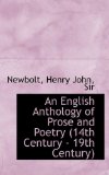 English Anthology of Prose and Poetry 2009 9781110730001 Front Cover