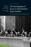 Participation of States in International Organisations The Role of Human Rights and Democracy 2011 9780521192002 Front Cover