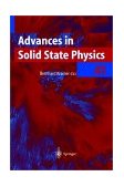 Advances in Solid State Physics 2001 9783540420002 Front Cover