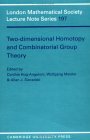 Two-Dimensional Homotopy and Combinatorial Group Theory 1993 9780521447003 Front Cover
