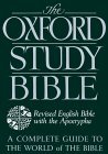 Oxford Study Bible: Revised English Bible with Apocrypha 1992 9780195290004 Front Cover