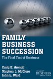 Family Business Succession The Final Test of Greatness cover art
