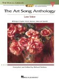 Art Song Anthology - Low Voice Book/Online Audio 