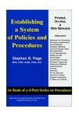 Establishing a System of Policies and Procedures cover art