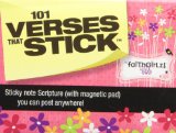 101 Verses that Stick for Girls based on the NIV Faithgirlz! Bible, Revised Edition Bible Verses for Your Locker or Home 2012 9780310729006 Front Cover