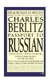 Passport to Russian Speak Russian in Minutes 1992 9780451172006 Front Cover