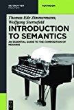 Introduction to Semantics An Essential Guide to the Composition of Meaning cover art