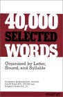 40,000 Selected Words