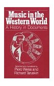 Music in the Western World A History in Documents  9780028729008 Front Cover
