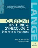 Diagnosis and Treatment Obstetrics and Gynecology 10th 9780071439008 Front Cover