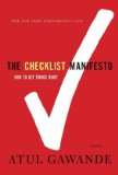 Checklist Manifesto How to Get Things Right cover art